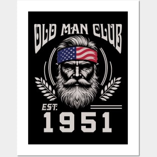 Old Man Club EST 1951 Posters and Art